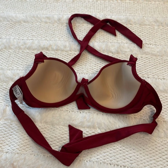Pour Moi? ASOS Burgundy red bikini top - Picture 7 of 9